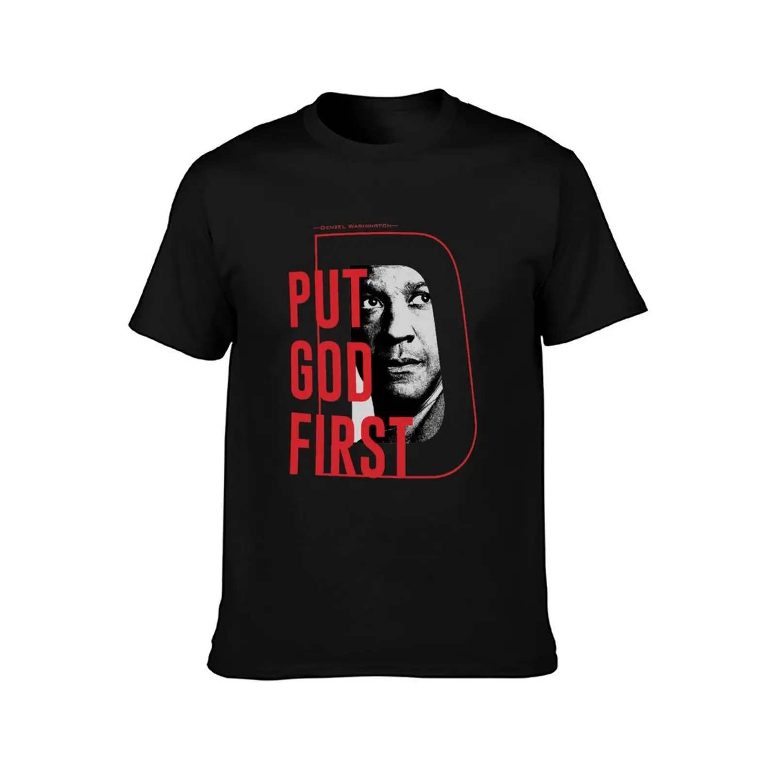 Denzel washington quote T-Shirt Summer Casual Cotton Tee Oversized Streetwear Tops Vintage Graphic Print Unisex Men Women