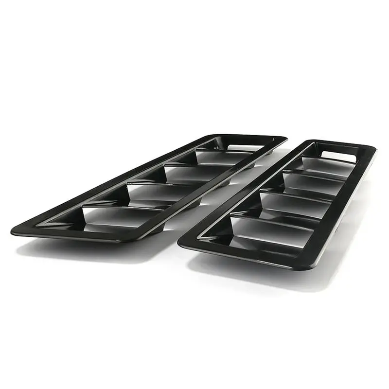 Car Hood Air Intake Scoop, Vent Louver Cooling Panel, Hood Air Intake Panel, ABS,17X5 Inches-A28K
