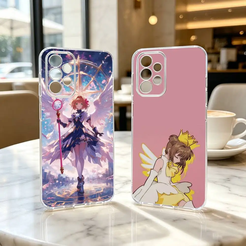 Cardcaptor S-Sakura Anime Phone Case For Samsung S25,S24,S21,S22,S23,S30,Ultra,S20,Plus,Fe Transparent Cover