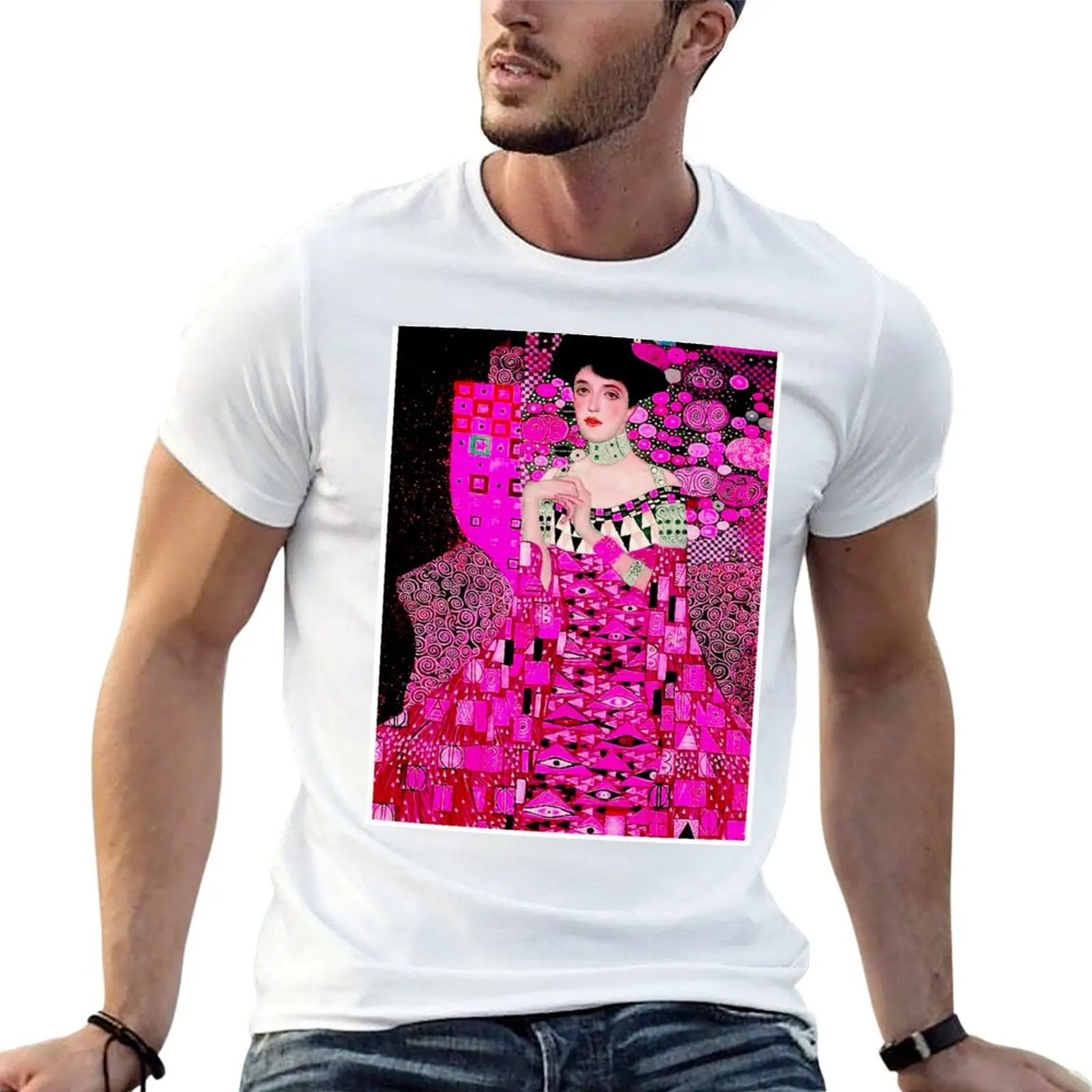 

funny T-Shirt t Portrait Print Adele shirts Vintage Bauer man t 1906 klimt : man shirts Bloch vintage for graphic