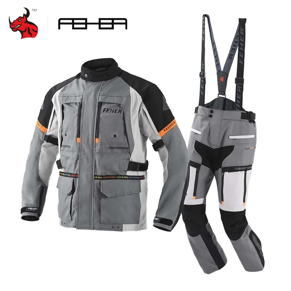 

Motorbike Jacket Off-Road Riding Motorcycle Windproof Jacket Mountain Bike Cycling Fall Protection Kit Rally Suit Anti-fall