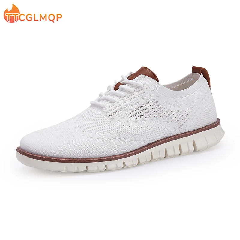 2022 New Men Mesh Casual Shoes Fashion Lightweight Breathable Soft Soled Shoes Summer Outdoor Sports Fitness Sneakers Big Size