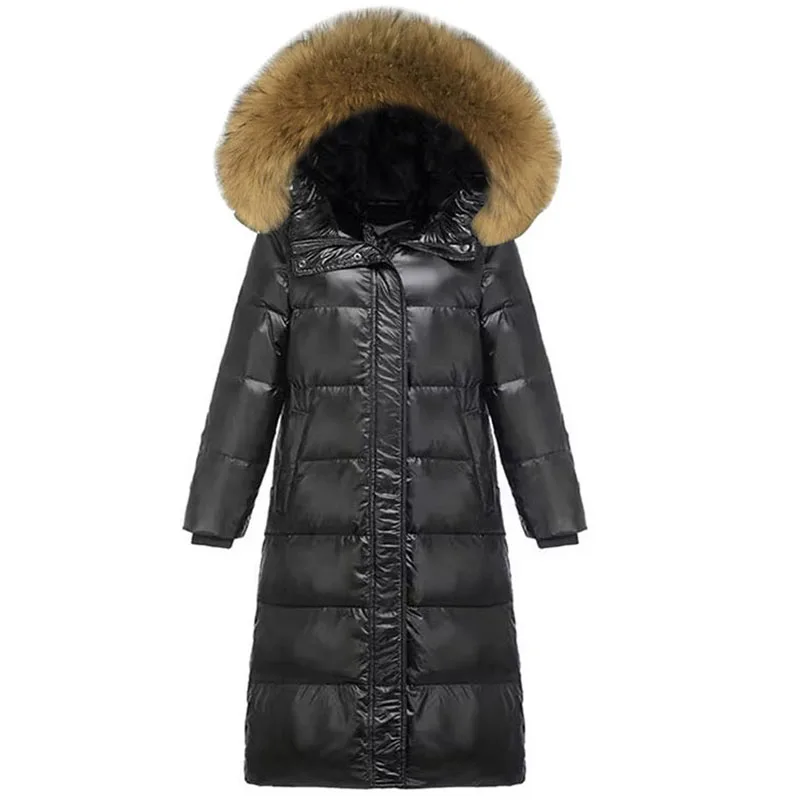 Big Fur Parkas Waterproof Winter Jacket Women 2024 Korean Hooded Winter Warm Down Jacket Female Long Parkas Women Winter Coat