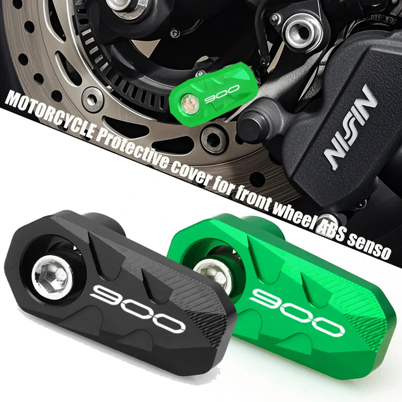 New For Kawasaki Z900 Z900RS Z 900 SE 2017-2025 2023 Motorcycle CNC Aluminum Front Rear Wheel ABS Sensor Protection Guard Cover