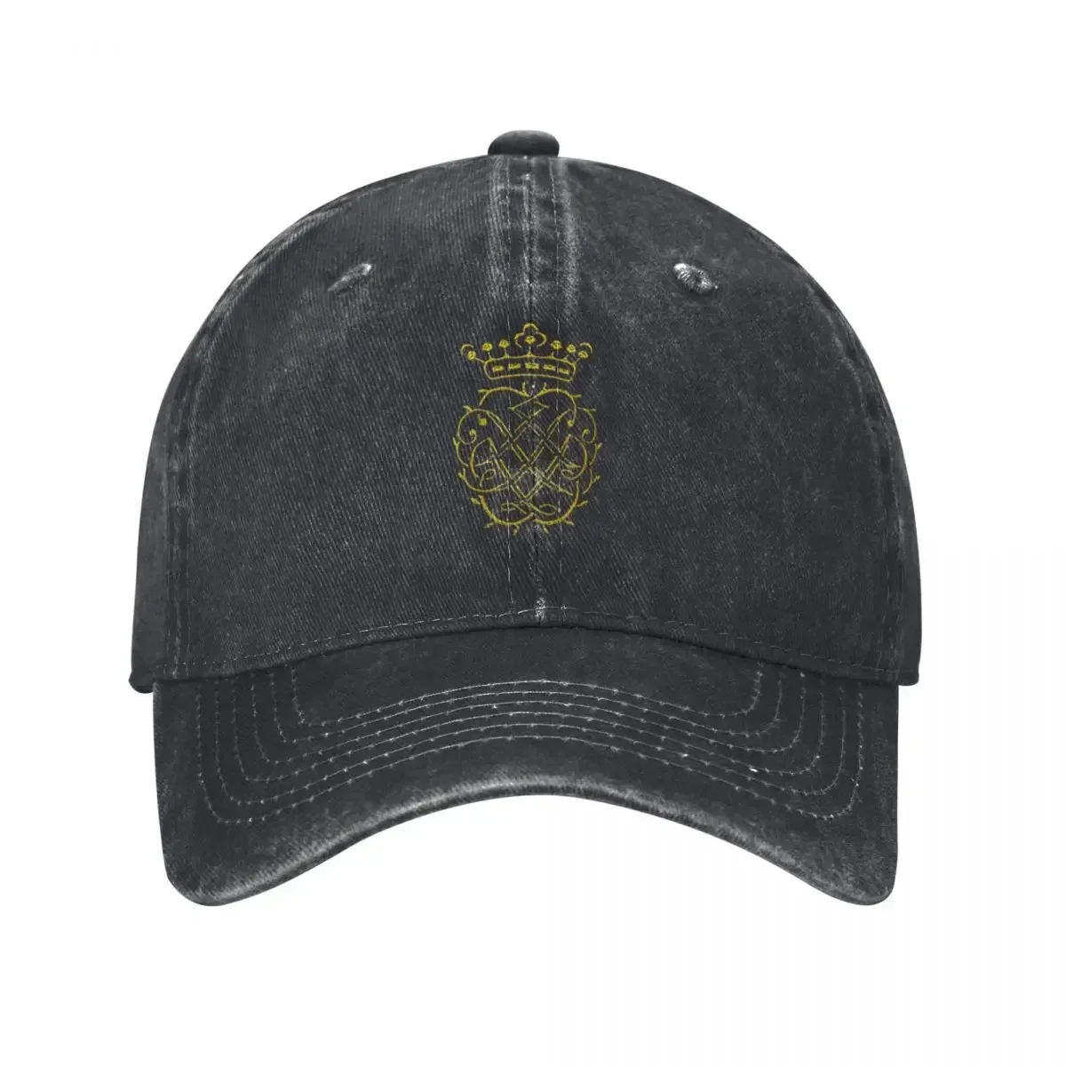 Johann Sebastian Bach.. gold on black Monogram Baseball Cap Golf Hat Anime Hat Fashion Beach Women's Beach Visor Men's