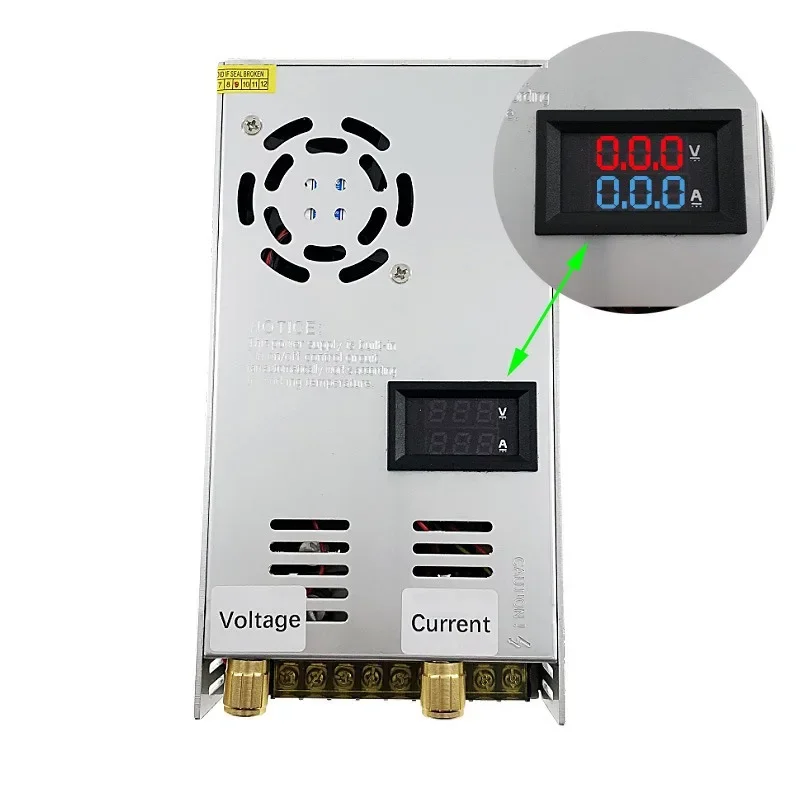 AC DC 5V 12V 24V 36V 48V Adjustable Switching Power Supply 60V 100V 150V 220V 600W With Digital Display Power Supply 12V