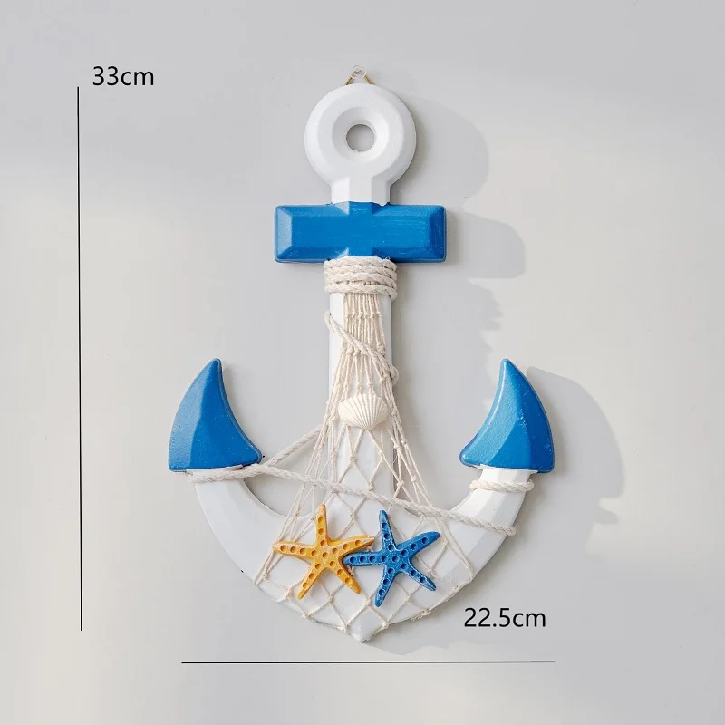 الإبداعية الخشب البحر الأبيض المتوسط قارب مرساة عجلة السفينة الحرف الفن جدار الشنق بحري ديكور خمر ديكور المنزل الطرف 174 #5