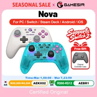 Gamesir Nova Gamepads PC para Nintendo Switch 2 controlador efecto Hall Joysticks para Switch Oled Lite Windows iOS Android Control
