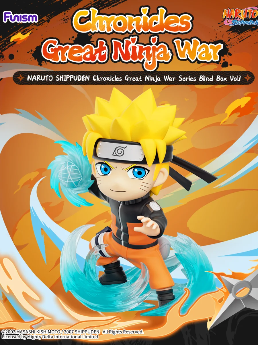 FUNISM NARUTO SHIPPUDEN Chronicles Great Ninja War Series Blind Box Vol.1 Figuur Leuk cadeau voor kinderen Verjaardagsfeestje Serie - afbeelding 2