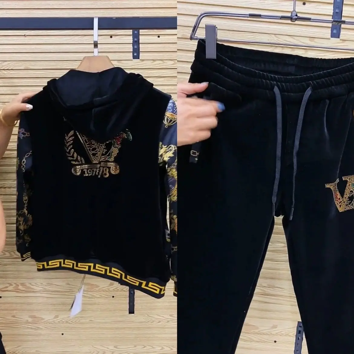Men's autumn casual two-piece set, new coat, pants, fashionable youth suit. - Image 3