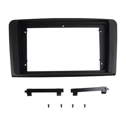 9 Inch Car Radio Fascias for MERCEDE BENZ ML W164 2006-2010 Dashboard Installation Trim Kit Frame Stereo Panel  GPS Player Bezel