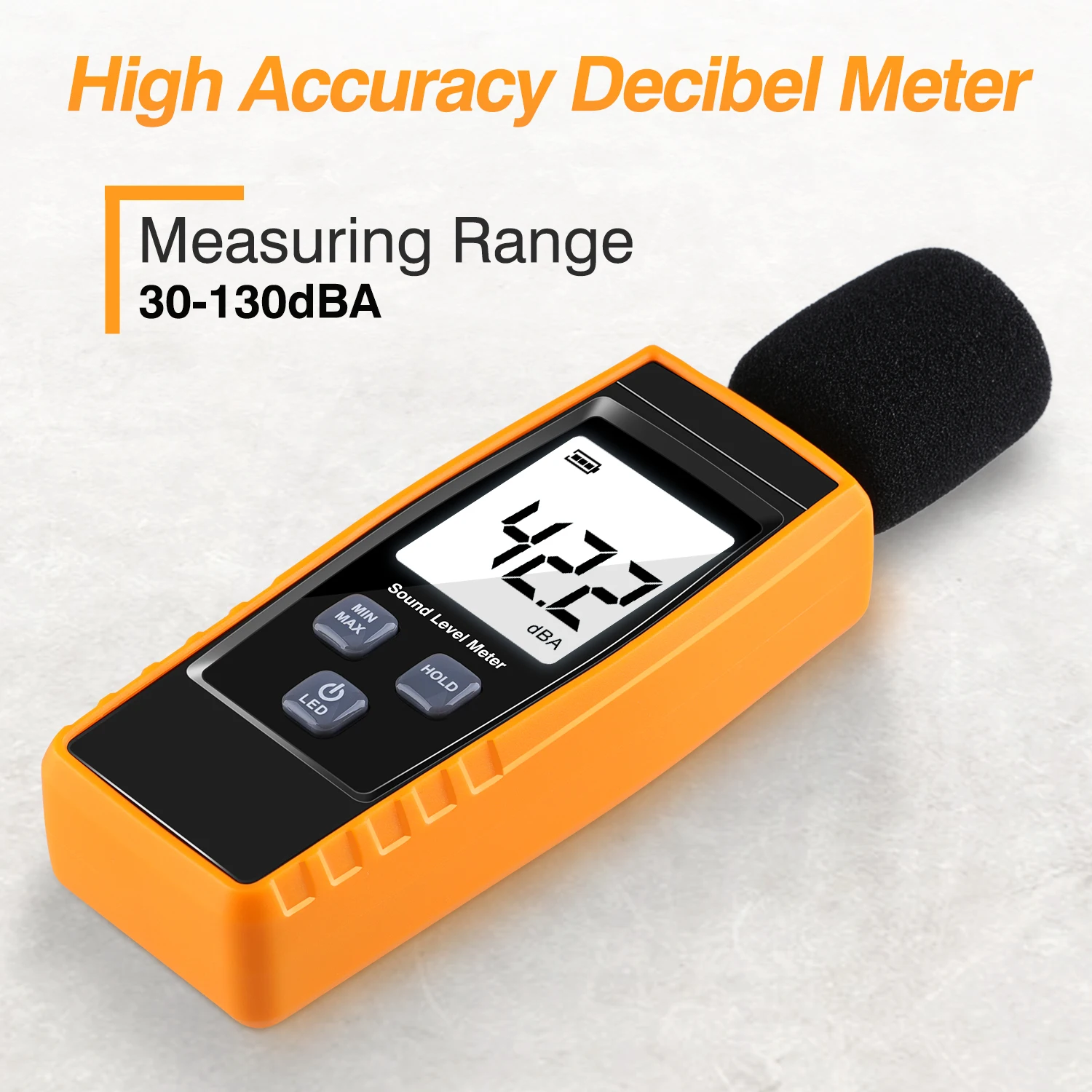 RZ Sound Level Meter DB Noise Meter 30-130dB Decibelimeter Sonometer Noise Measurement Decibel meter