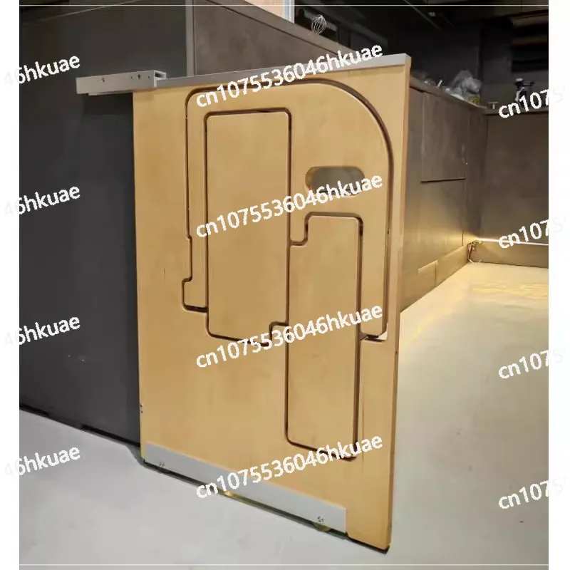 Solid wood marine board two, three steps ladder stool covered cabinet bookcase folding ultra-thin customization