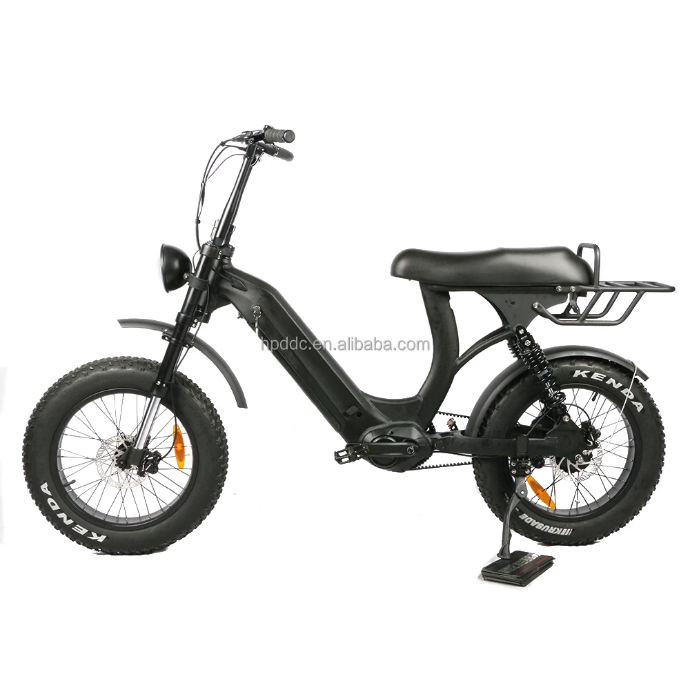 Highly Praised Fat Tire Electric Bike Big Capacity Battery Electric Bicycle Leisure Cycling Options Bike with Belt Drive