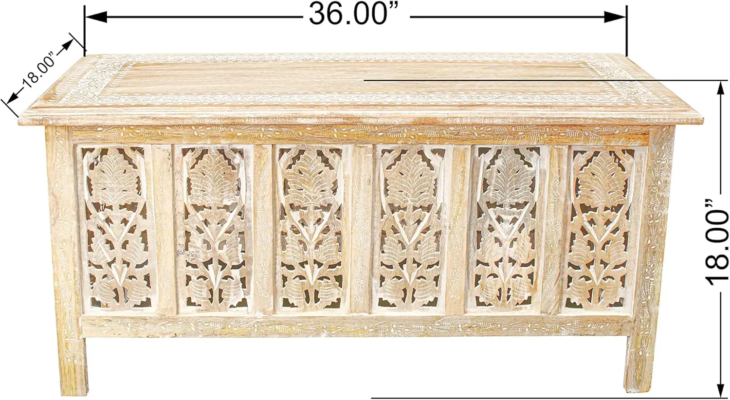 Mesa de centro rectangular de madera, madera vintage, madera moderna, mesas centrales, lado de la sala de estar para revistas y plantas-36x18 pulgadas