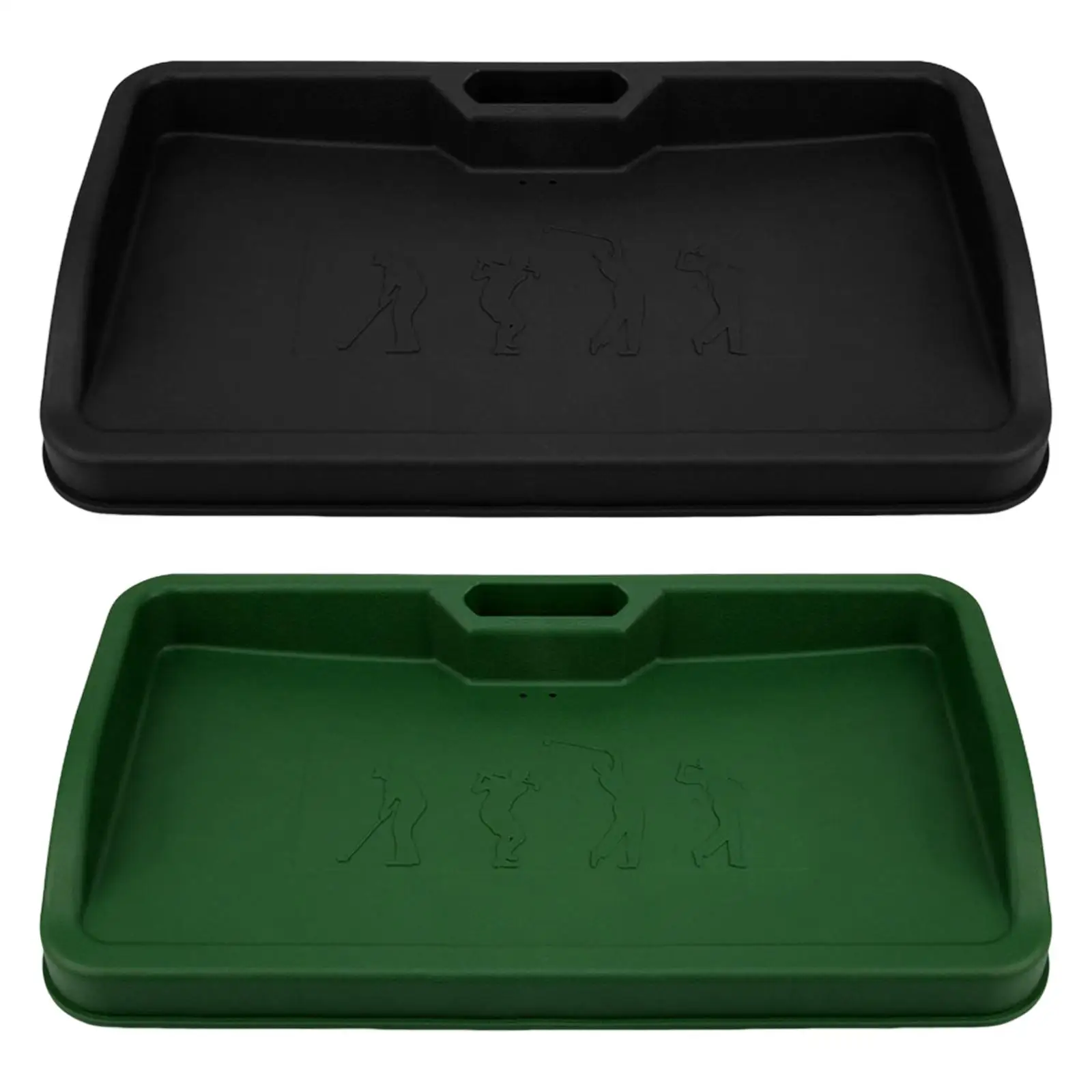 Soft Rubber Golf Ball Tray, Golfing Supplies Container Professional Heavy Duty Balls Retrievers Golf Practice Driving