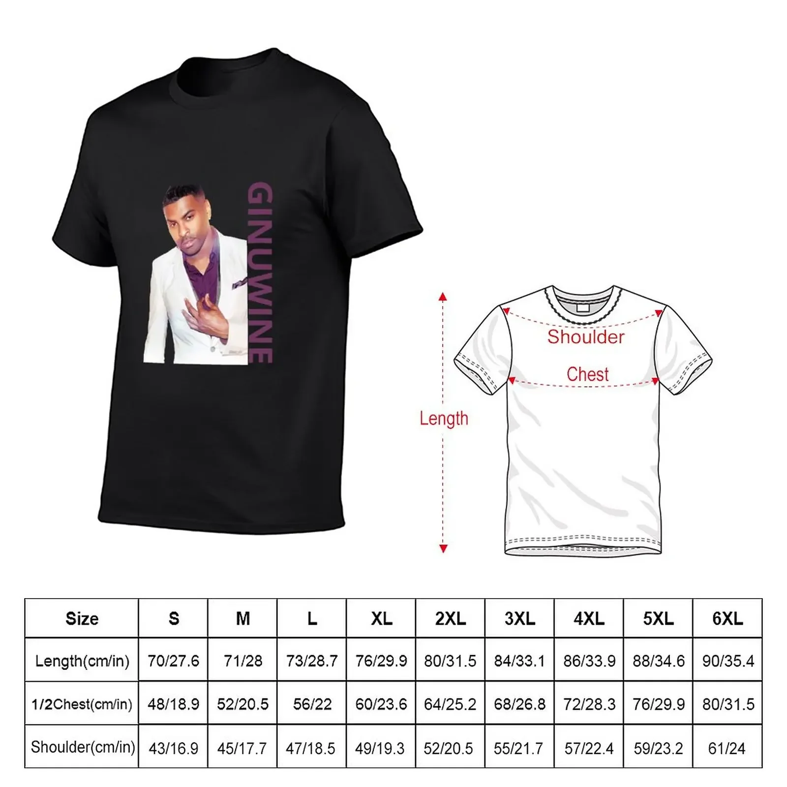 New Still Ginuwine atilasati CK03 For Fans T-Shirt animal print shirt for boys anime Men's cotton t-shirt