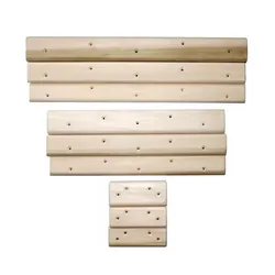 3Pcs Wooden Rock Climbing Holds Building Core Strength for Sports Park Training Home Climbing Gym Indoor Climbing Athletes