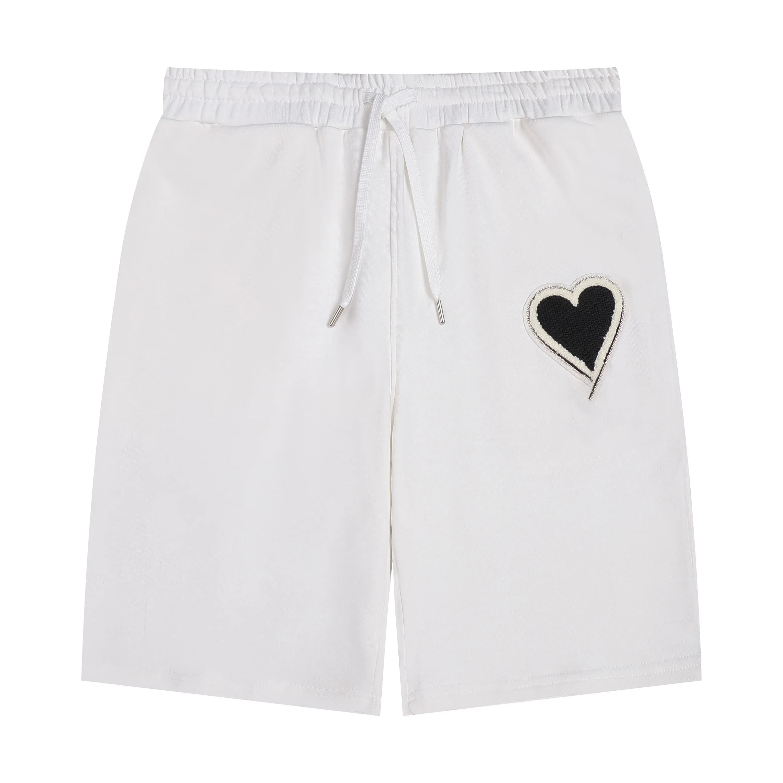 Designer Luxury Amis Love&heart A Solid Color Heart-shaped Designer Men Womens Jogger Fashion Hip Hop Casual Shorts Size 3T-4XL