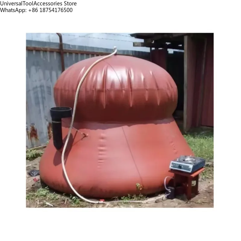 Household-sized biogas digester system factory converts organic waste into cooking