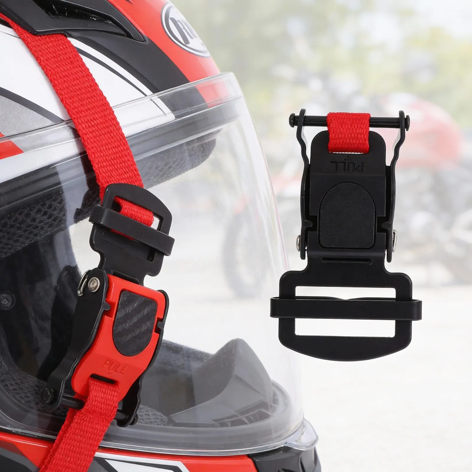 

1Set Motorcycle Quick Release Buckle Adjustable Clip Replacement Heavy Duty Chin Strap Buckle Kit Chin Strap Buckles