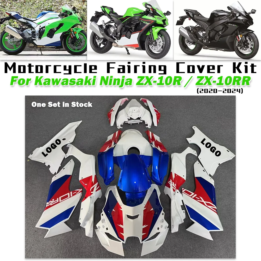 

For Kawasaki Ninja ZX-10R / 10RR 2020-2024 Motorcycle Fairing Cover Kit Fit on ZX-10RR 2020 2021 2022 2023 2024 One Set In Stock