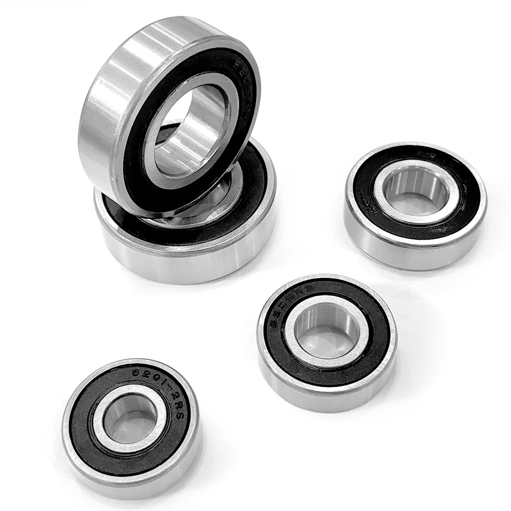 6 قطعة تحمل 6200 6201 6202 6203 6204 6205 6206 2RS RS 6200RS 6201RS 6202RS 6205RS 6206RS الكروم الصلب كرات أخدود عميقة