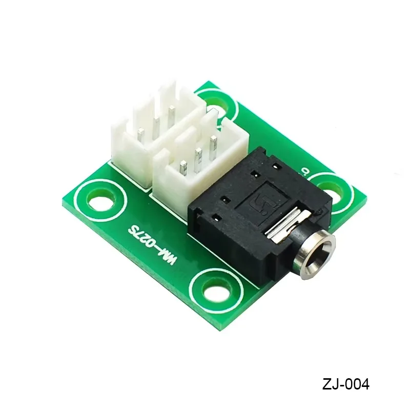 10pcs 3.5MM Headphone Audio Signal Adapter 2.54 3P Terminal Lead Amplifier Case DIY Wiring Board