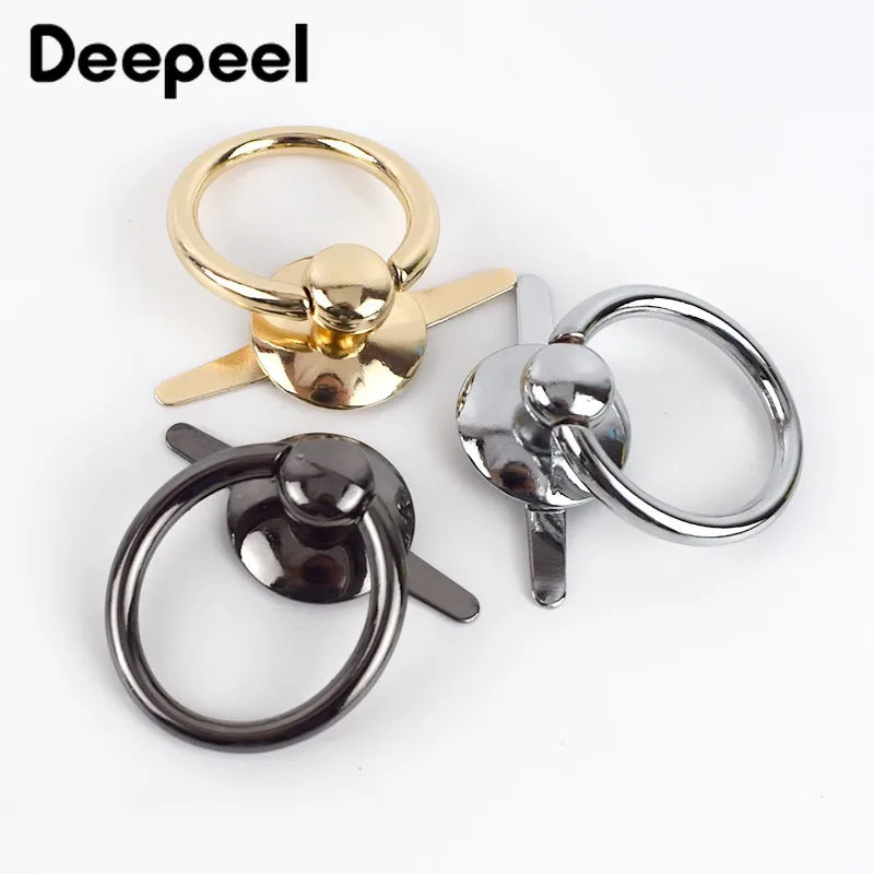 5/10Pcs Deepeel 25mm Bags Hanging O Ring Buckles Female Bag Side Chain Nail Hook DIY Luggage Strap Hardware Accessories