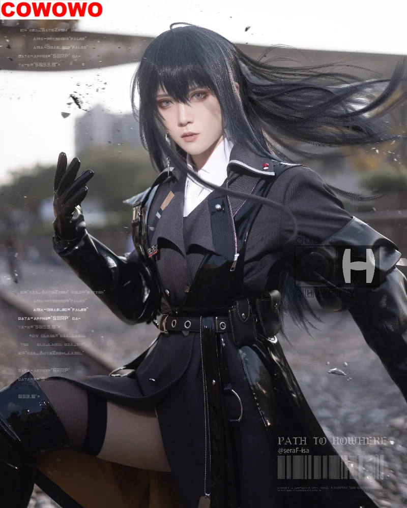 Path To Nowhere Rahu Windbreaker Leather Skirts Cosplay Costume Cos Game Anime Party Uniform Hallowen Play Role Clothes Clothing