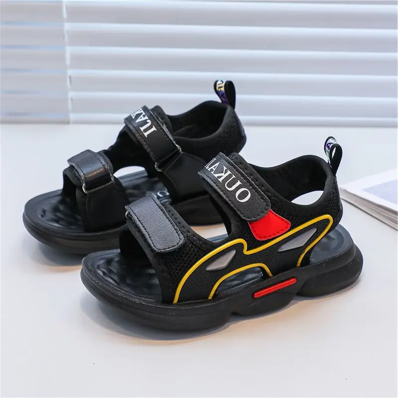 

Boys' Sandals Summer New Style Non-Slip Beach Shoes Casual Soft Sole Slippers for Kids