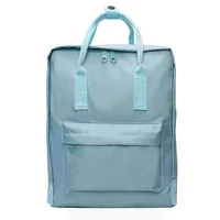 Mochila clásica Original para estudiantes, bolso de viaje impermeable para ordenador portátil, bolso escolar de lona con diseño de zorro para mujer y niña