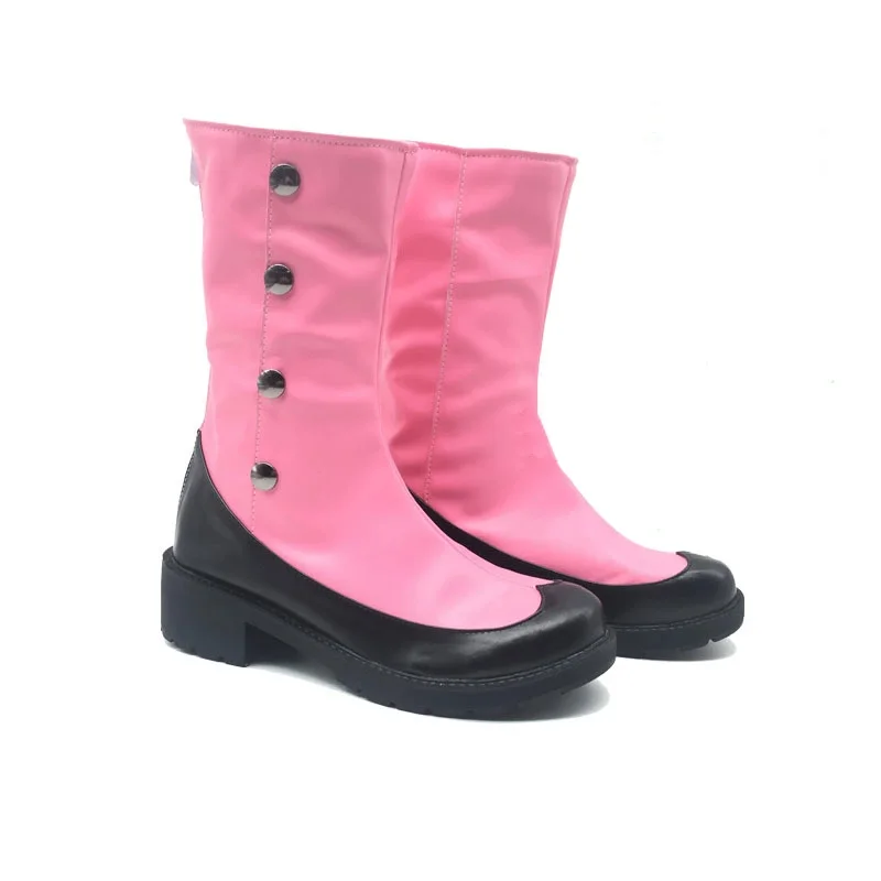 Anime-Karte Sakura LI SYAORAN Stiefel Cosplay-Schuhe Gelber Kampfanzug 10-Stil nach Maß