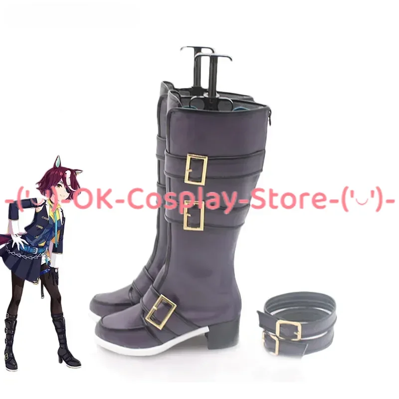 Tanino Gimlet Cosplay Shoes Game Umamusume Pretty Derby Cosplay Boots Halloween Carnival Prop Custom Made