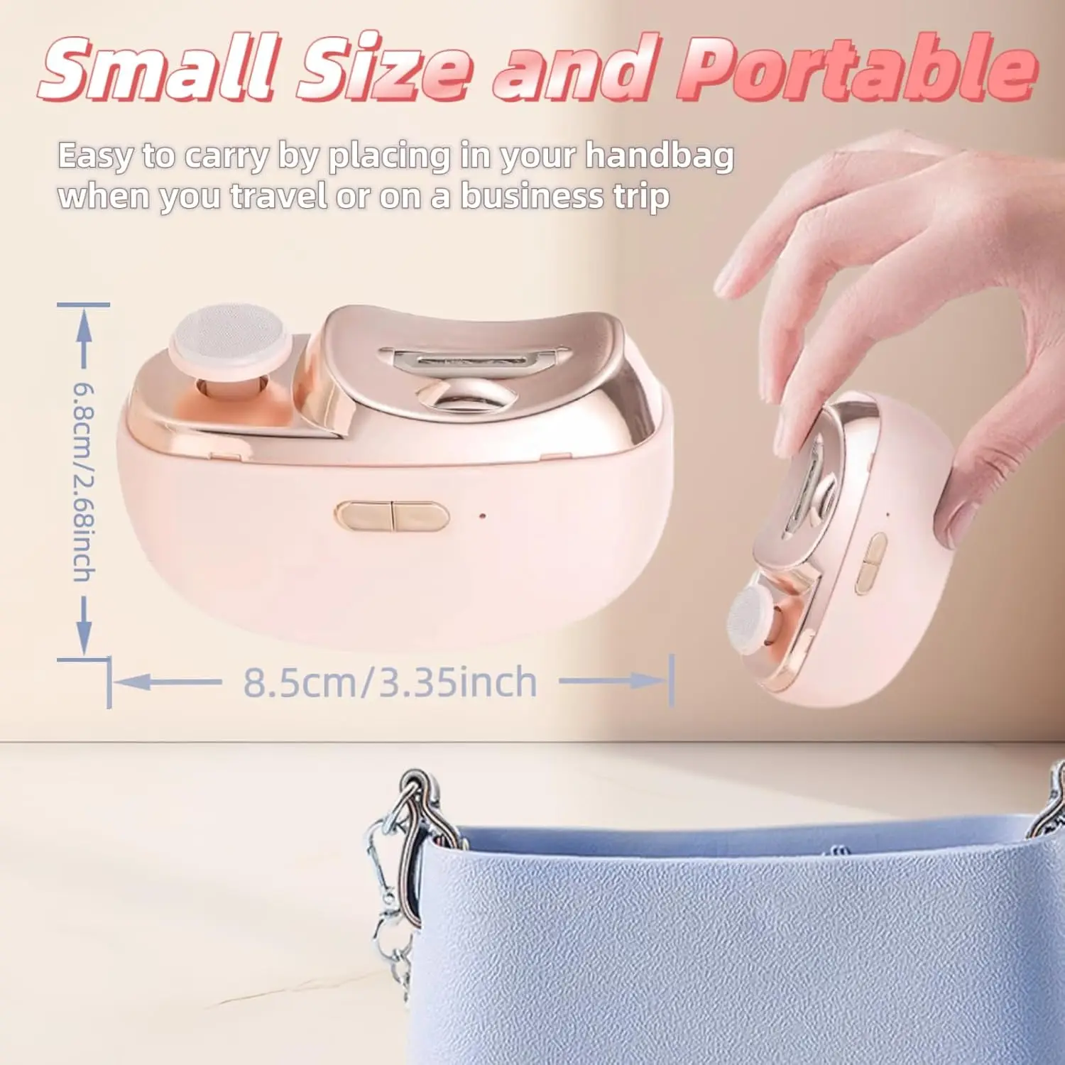 

Электрические автоматические кусачки для ногтей с подсветкой для взрослых и детей, триммер для педикюра и маникюра, полировка ногтей