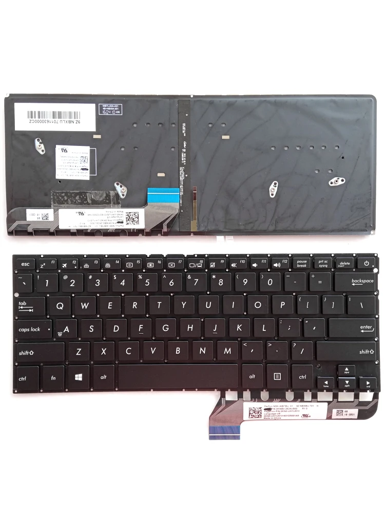 Teclado original para ordenador portátil, Compatible con ASUS UX430 UX430U UX430UA UX430UQ X1404V X1404Z U4100U, teclado para modelos de la serie ASUS