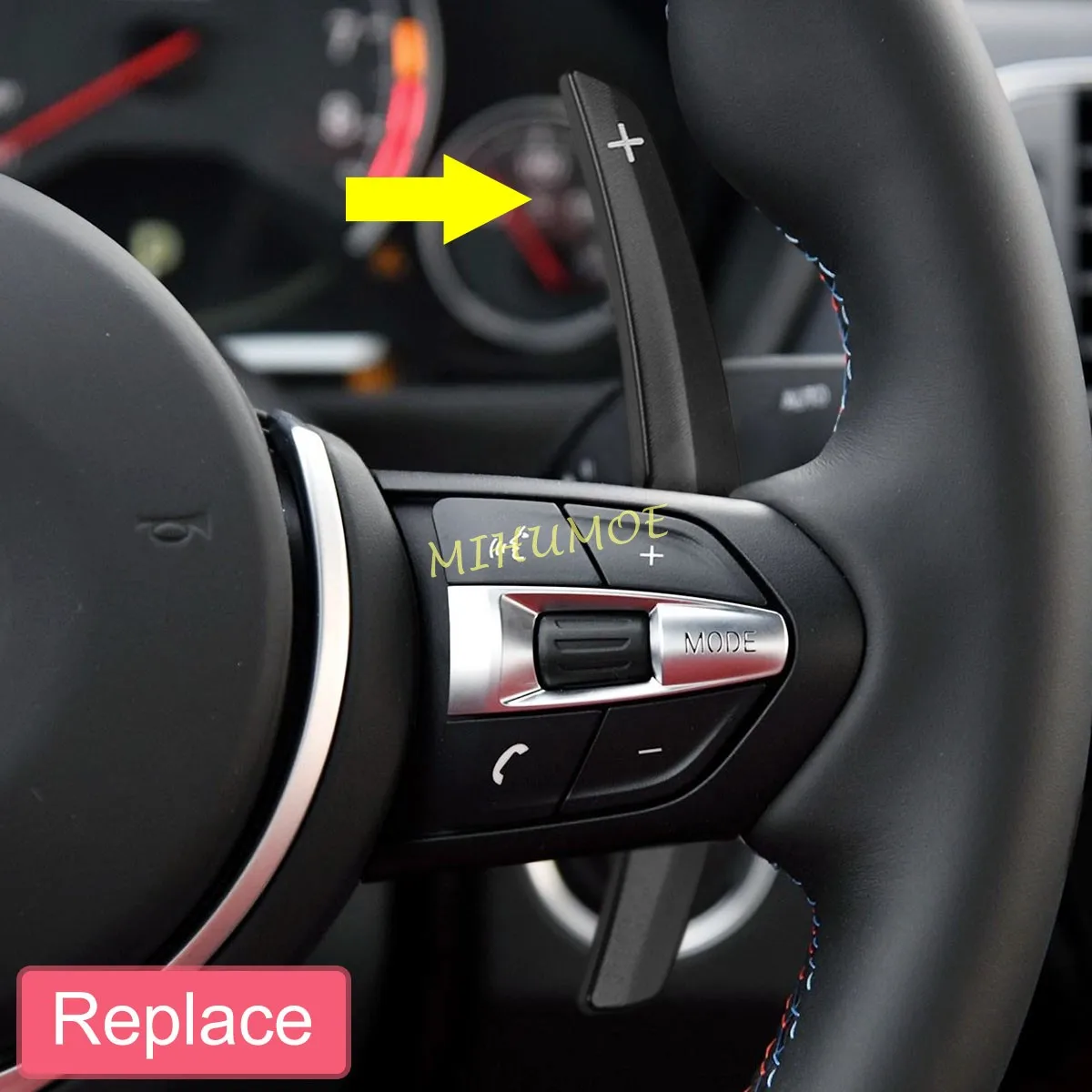 Aluminum Steering Wheel Paddle Shifter Extension Shift Stylish For BMW M Sport X2 X3 X5 X6 220i 320i 330i 430i 530i 540i Black