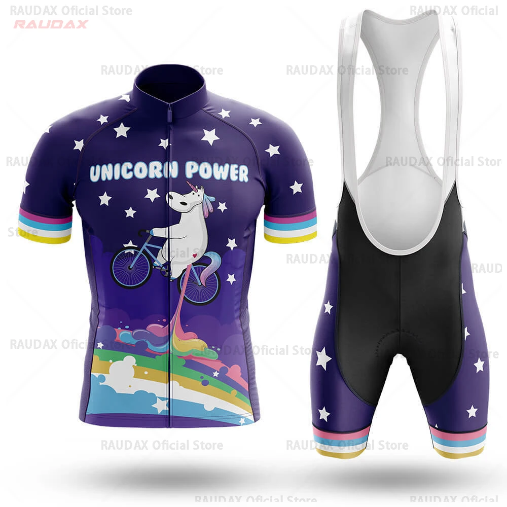 2024 Cycling Jersey Set for Men, Bicycle Clothes, Drinker, Unicorn, Power Pig, Cycling Team, Born to Ride, Mountain Bike, 2024