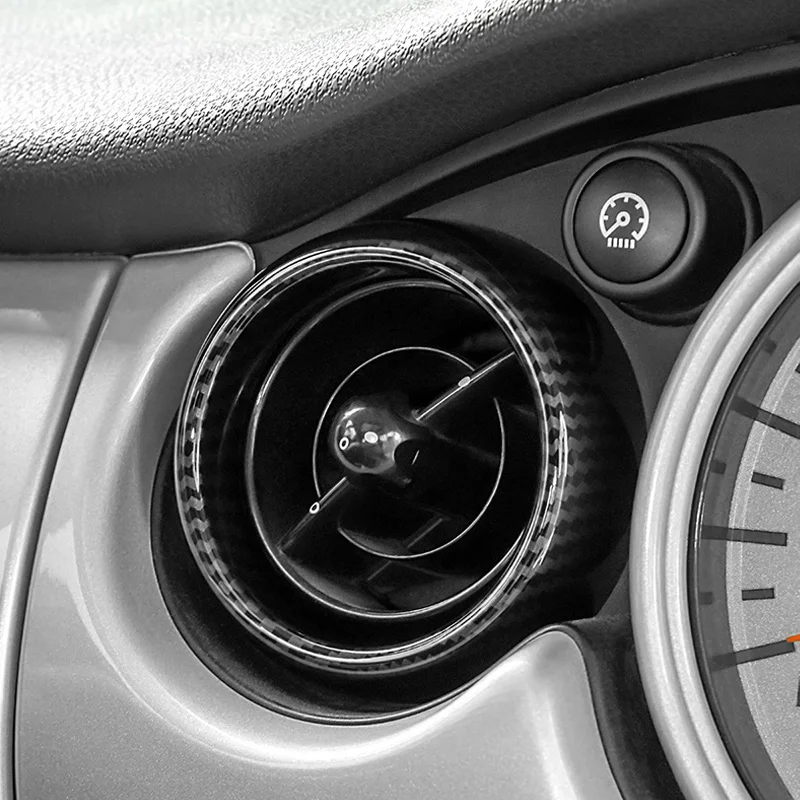 

for Mini Cooper R50 R52 R53 2021-2026 2pcs Air Conditioner Vent Outlet Cover Ring Interior Accessories Cover Trim