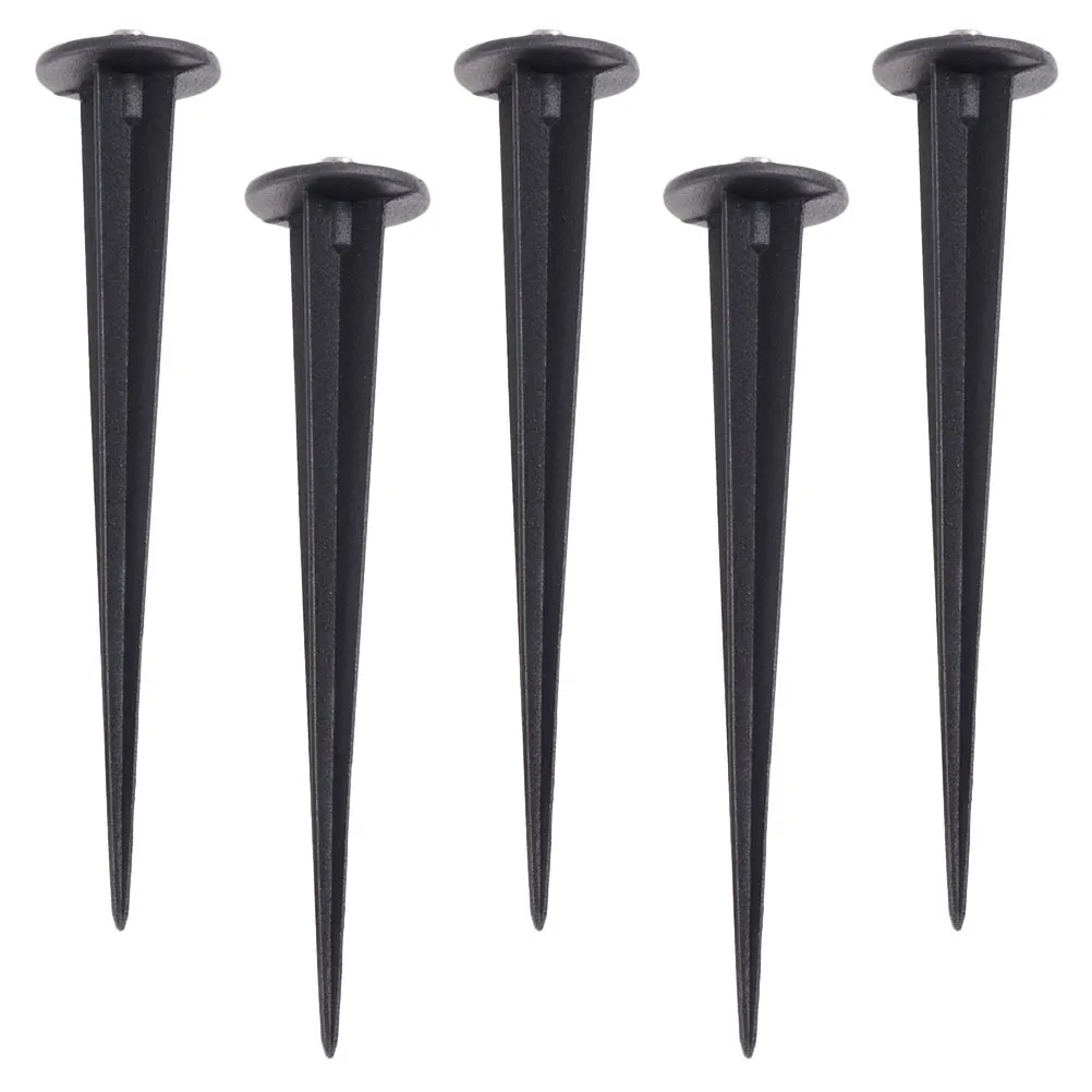 

5pc Garden Ground Spike Lawn Aluminum Ground Stakes Landscape Light Replacement Lamps Reinforced Spikes Outdoor Home Accessories