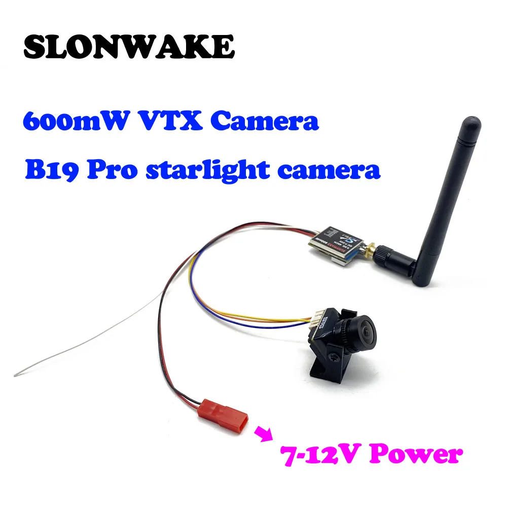 

Upgraded TS5823Pro 5.8GHz 48CH 600mW FPV Transmitter VTX With B19 PRO 1500TVL Starlight Camera for RC Drone