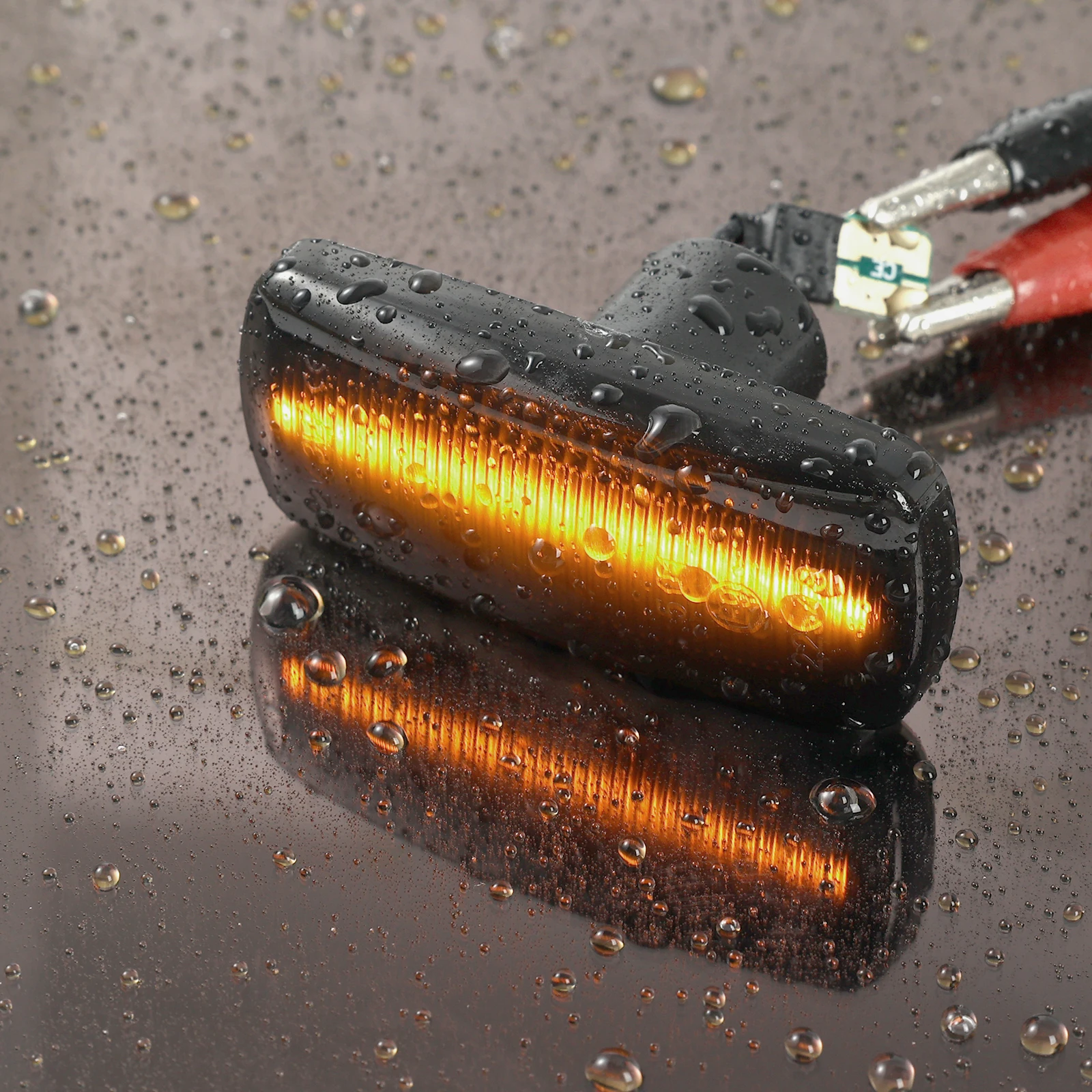 

2x Dynamic LED Side Marker Light Turn Signal Lamp For Jeep Grand Cherokee Patriot Compass Dodge Chrysler