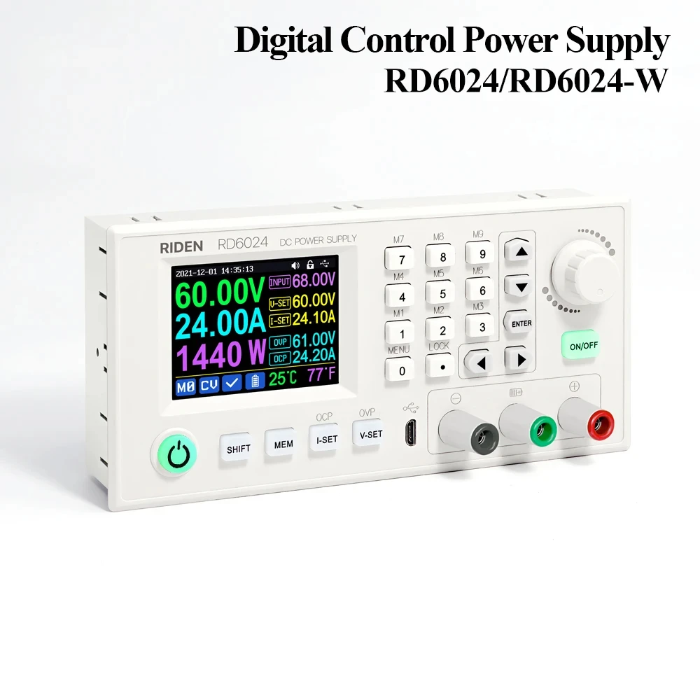 RD6024 RD6024W 60V 24A USB WiFi DC sterowanie cyfrowe regulowane stopniowe napięcie przetwornica zasilania