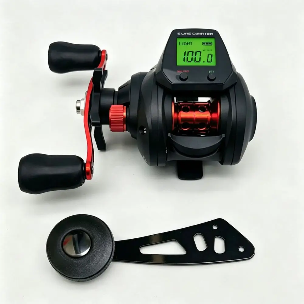 High Precision Digital Baitcasting Reel For For Wildwolf Sea Fishing Tackle Raft Casting Gear With Line Length Monitor