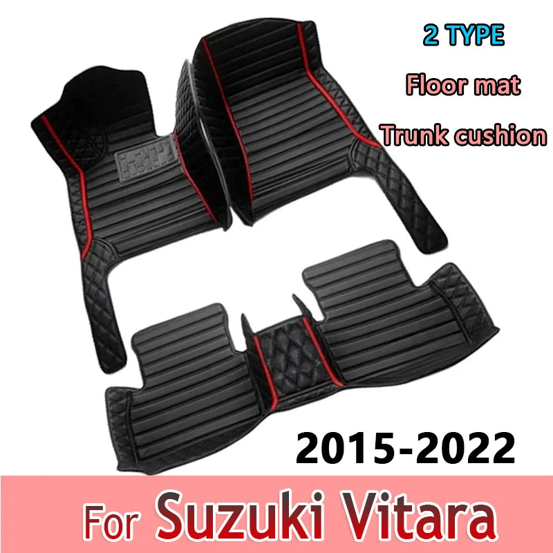 

Car Floor Mats For Suzuki Vitara Escudo LY 2022 2021 2020 2019 2018 2017 2016 2015 Auto Interiors Accessories Foot Rugs Carpets