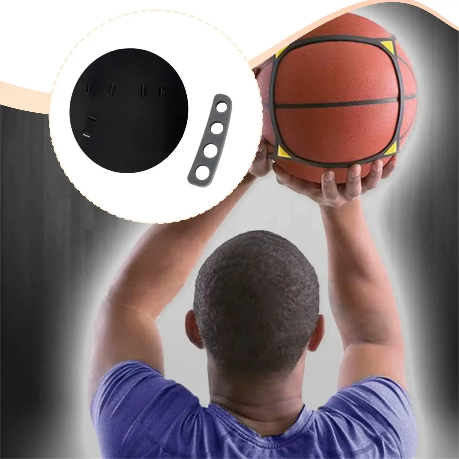 

Basketball Playing Off Hand Trainer Sturdy Supplies Simple Installation Eliminate Off Hand Interference Equipment Train Aid
