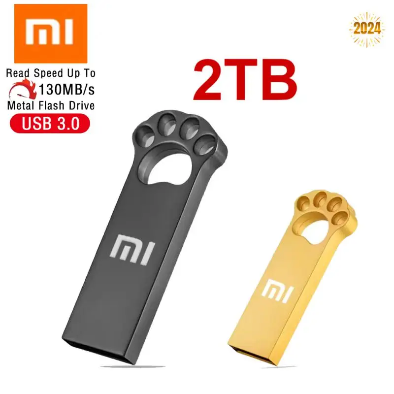 Xiaomi-unidad Flash USB 3,0 Original, Pendrive de 2TB, 1TB, para PC, portátil y coche