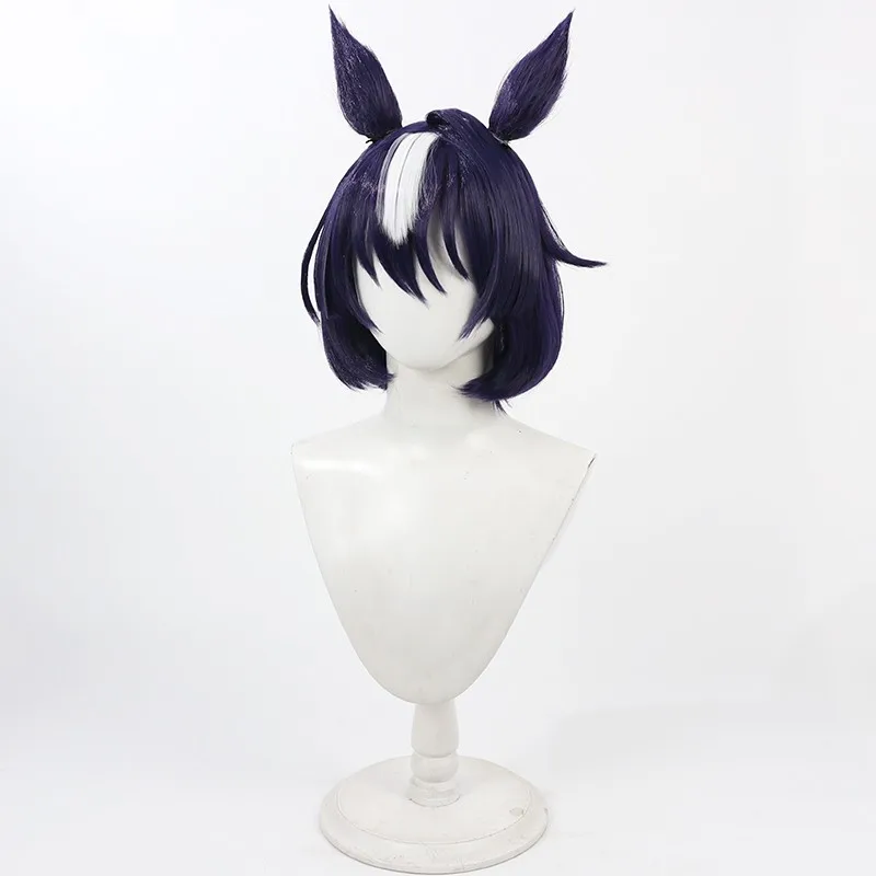 Game Pretty Derby Verxina Cosplay Pruik Oor Staart Umamusume Evenement SSR Snelheid Virushiina Lang Haar Voor Hallowmas Party Volwassen Vrouwen