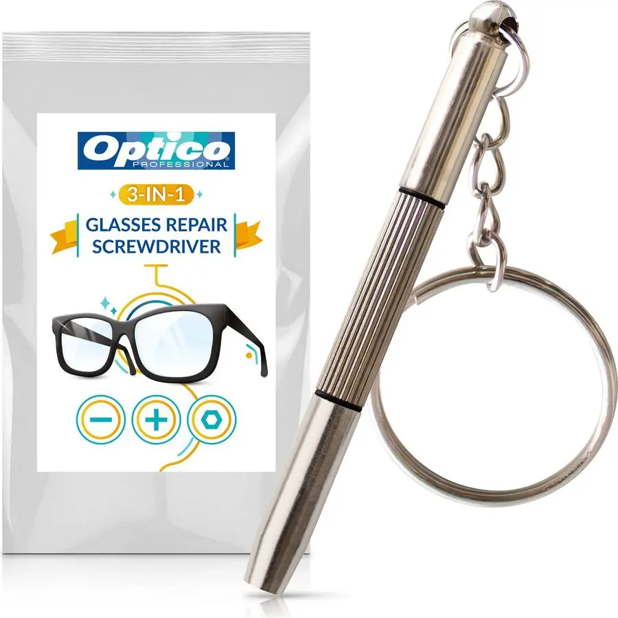 

Набор для ремонта очков, мини-набор отверток для ремонта очков и часов, включает отвертки Phillips, плоские и шестигранные, 1 упаковка