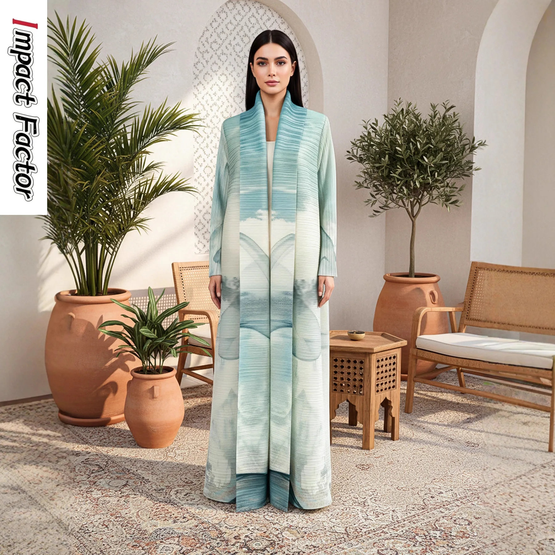 

Miyake свободный халат с лацканами, плащ, женская одежда, осень-зима 2021, плиссированная куртка-кардиган с длинными рукавами и принтом